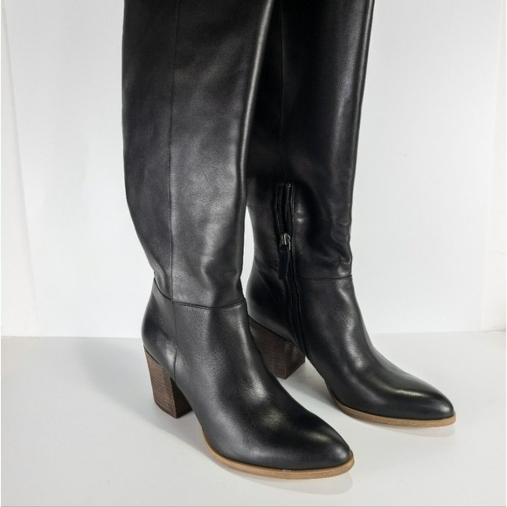 Corso Como Knee High Leather Boots - Picture 2 of 3